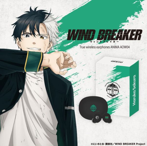 ONKYO 防風少年 WIND BREAKER 櫻遙 聯名耳機 ANIMA AOW04【跨境】0926*11月下旬發售! ONKYO,防風少年,WIND BREAKER,櫻遙,聯名,耳機,ANIMA,AOW04