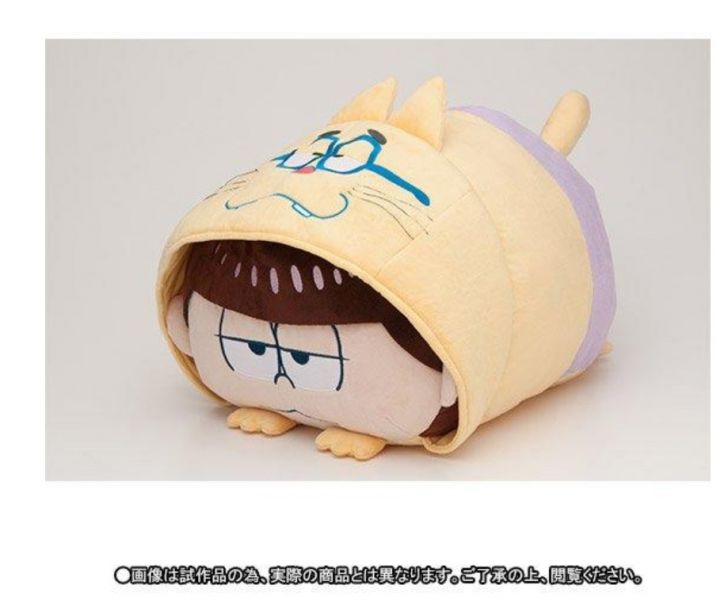 【現貨供應!!】p-bandai限定 小松先生 一松君超能力喵 趴趴靠墊布偶 小松先生,一松君超能力喵,趴趴靠墊布偶