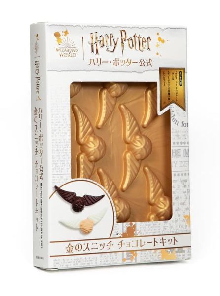 哈利波特 公式金探子巧克力製作套組 附:矽膠模具、食譜、禮盒 *12/3發售! 哈利波特,巧克力,金探子,製作套組,模具,食譜,禮盒,ハリー・ポッター,金のスニッチ,チョコレートキット