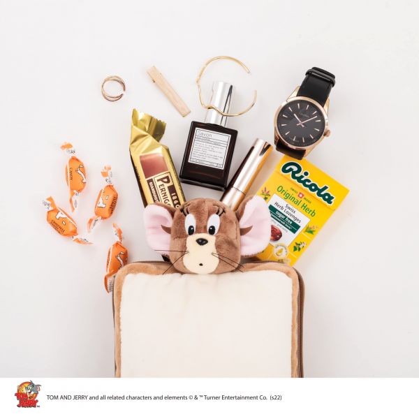 湯姆貓與傑利鼠 TOM and JERRY™ FUNNY ART 傑利鼠夾心吐司包包書 *8/29 湯姆貓與傑利鼠,TOM,JERRY,包包書,波奇包