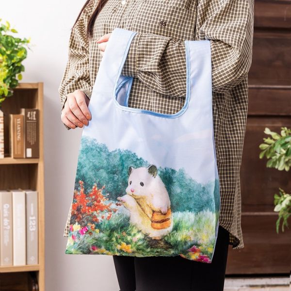 GORILLAND 倉鼠 助六的日常 環保袋 購物袋 午後外出ver. 2025原畫展 倉鼠,助六的日常,黃金鼠,波利鼠,熊鼠,韓彬,GOTTE,環保袋,購物袋,Ham,原畫展
