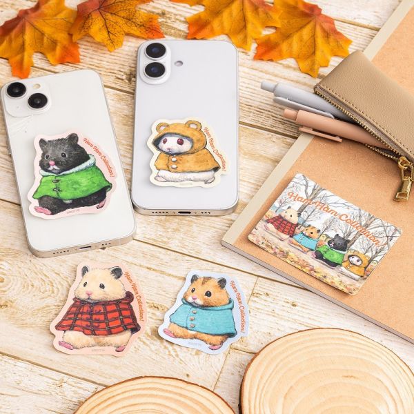 GORILLAND 倉鼠 助六的日常 Ham Ham 貼紙 可選款 2025原畫展 倉鼠,助六的日常,黃金鼠,波利鼠,熊鼠,韓彬,GOTTE,貼紙,Ham,原畫展