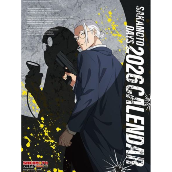 CL-29 坂本日常 SAKAMOTO DAYS 2026年壁掛式月曆 掛曆 *10/18發售! CL-29,坂本日常,SAKAMOTO DAYS,2026年,壁掛式,月曆,掛曆,カレンダー