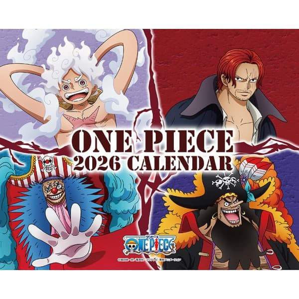 CL-13 ONE PIECE 航海王 海賊王 2026年 桌曆 桌上型月曆 *10/18發售! CL-13,ONE PIECE,航海王,海賊王,2026年,桌上型,月曆,桌曆,カレンダー