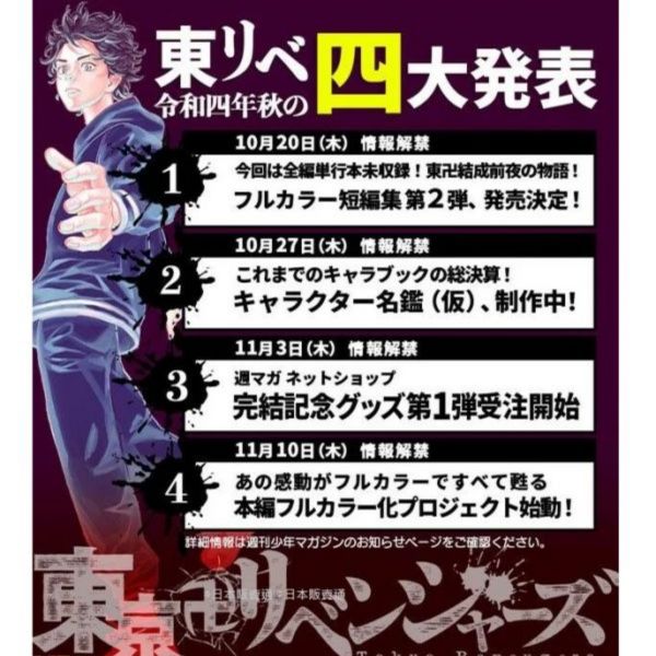 日文漫畫 和久井健 極彩色 全彩版「東京復仇者 」單售 極彩色 東京卍リベンジャーズ Brilliant Full Color Edition