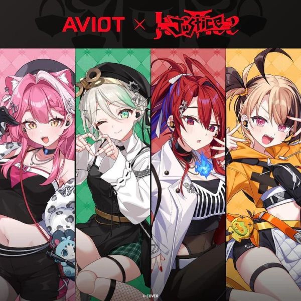 AVIOT hololiveEN Justice 審判組 聯名耳機 TE-V1R-HE4【跨境】*11月下旬發售! AVIOT,hololiveEN Justice,審判組,聯名,耳機,TE-V1R-HE4,ホロライブ