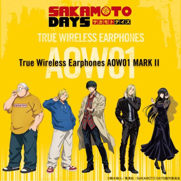 ONKYO 坂本日常 SAKAMOTO DAYS 聯名耳機 AOW01 MARK II【跨境】1029*12月下旬～1月上旬發售 ONKYO,坂本日常,SAKAMOTO DAYS,聯名,耳機,AOW01,MARK,II