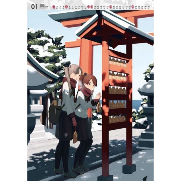 (現貨)AMAZON 艦隊收藏 艦娘 ｢艦これ」運營鎮守府 2020年 公式官方月曆 艦隊收藏,艦これ