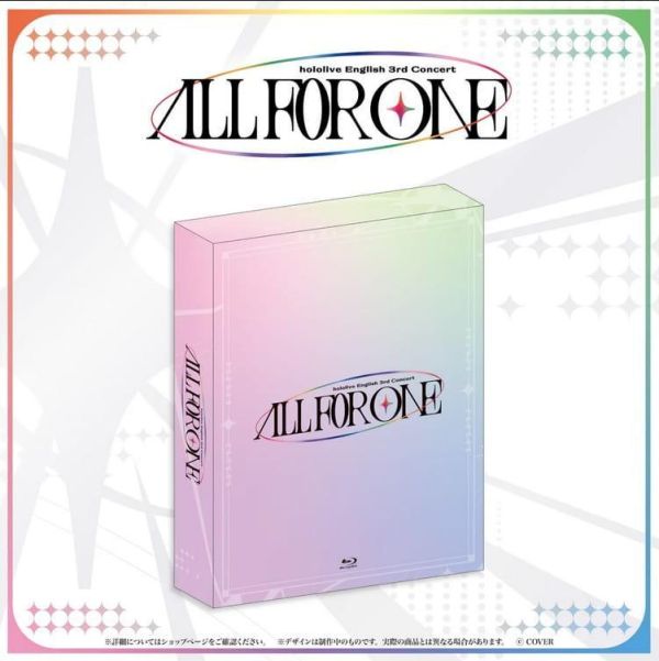 Hololive English 3rd Concert All for One 演唱會 藍光BD 0618 *9月下旬發售! Hololive,English,3rd,Concert,All for One,演唱會,藍光,BD