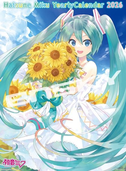 CL-43 初音未來 Miku 2026年 壁掛式月曆 掛曆 *10/18發售! CL-43,初音未來,Miku,2026年,壁掛式,月曆,掛曆,初音ミク,カレンダー