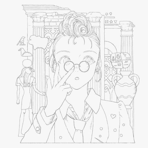 黒イ森 著色本 第2彈 「空想少女博物館」 *2026/1/19發售! 黒イ森,著色本,第2彈,空想少女博物館,ぬり絵