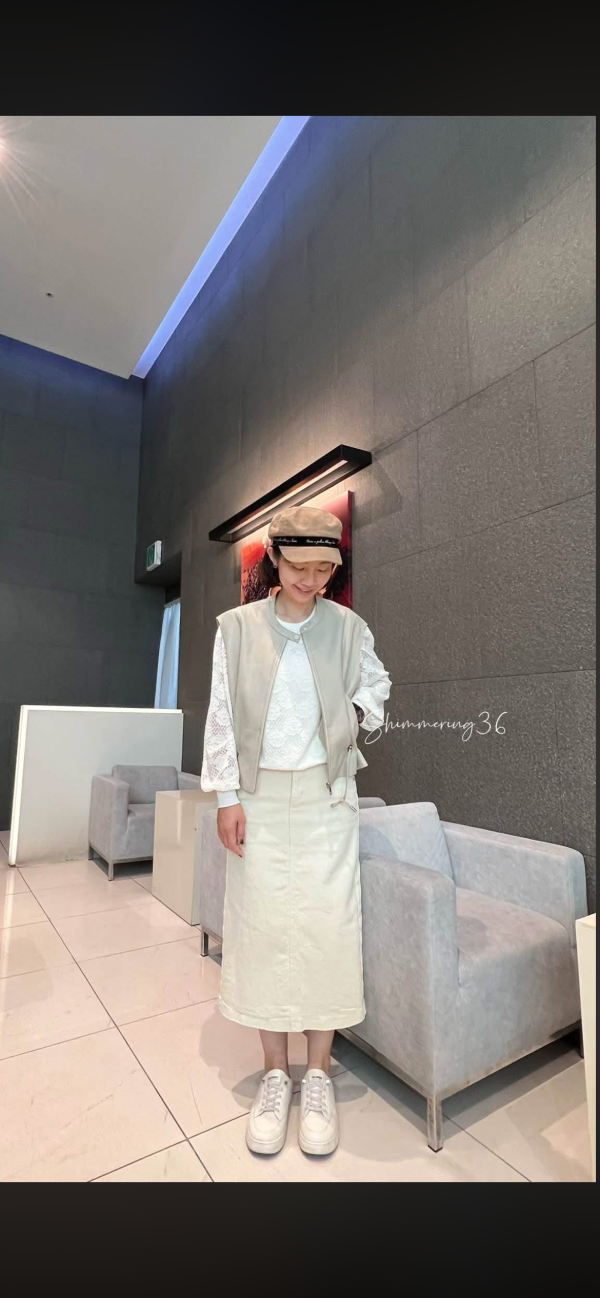 輕量蛋白皮可縮腰皮背心 