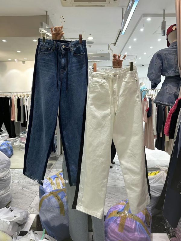 後拼接休閒牛褲（特價） 