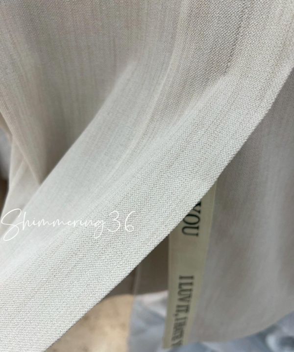 質感棉麻後叉西外 