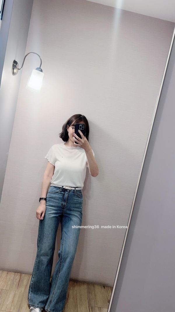 挺版顯瘦直筒褲 