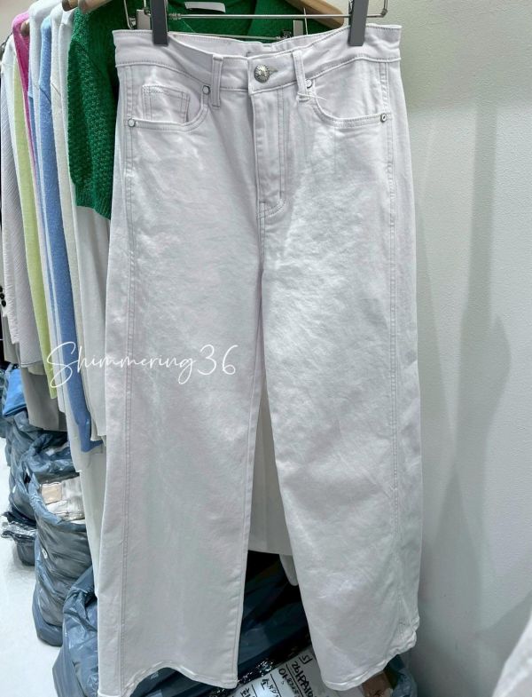 挺版顯瘦前車線直筒褲 