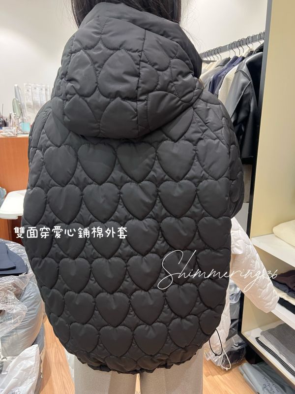 愛心雙面穿鋪棉外套 