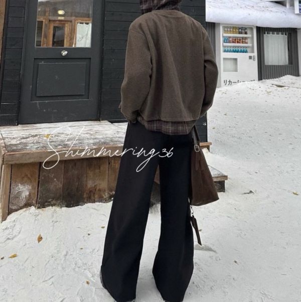 假2件內刷毛格子襯外（男女皆可） 