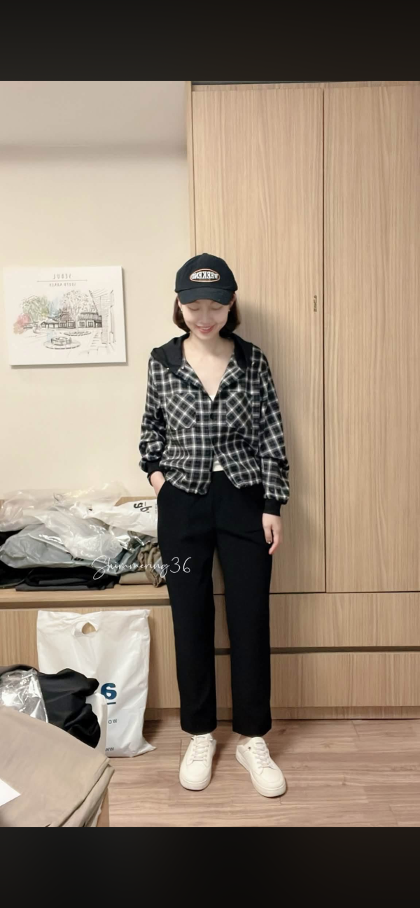 顯瘦雙口袋褲 