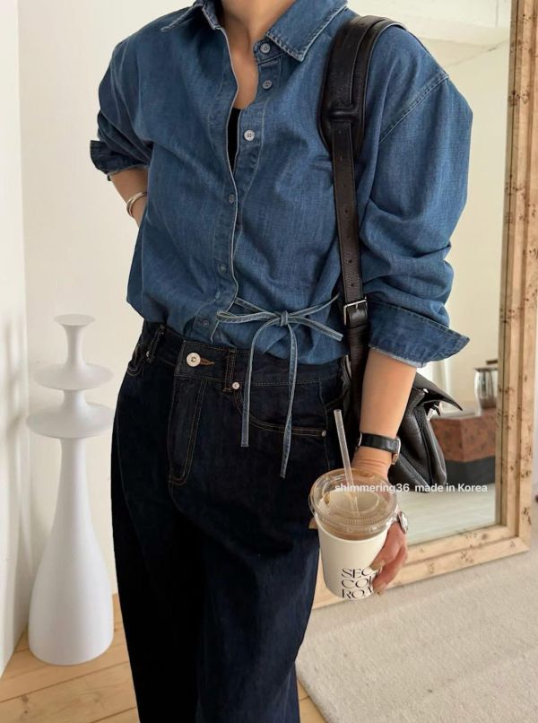 質感側綁蝶結襯 