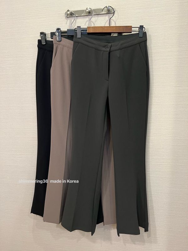 超強炸瘦內刷毛西褲 