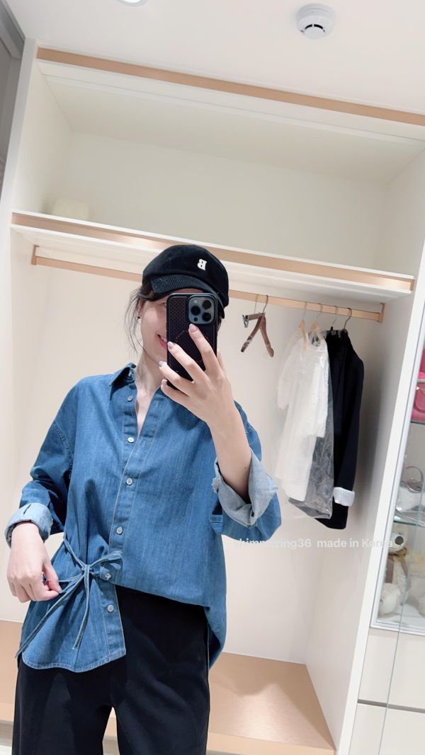 質感側綁蝶結襯 