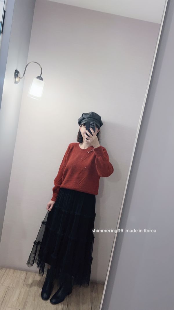 領側洞珍珠毛衣 