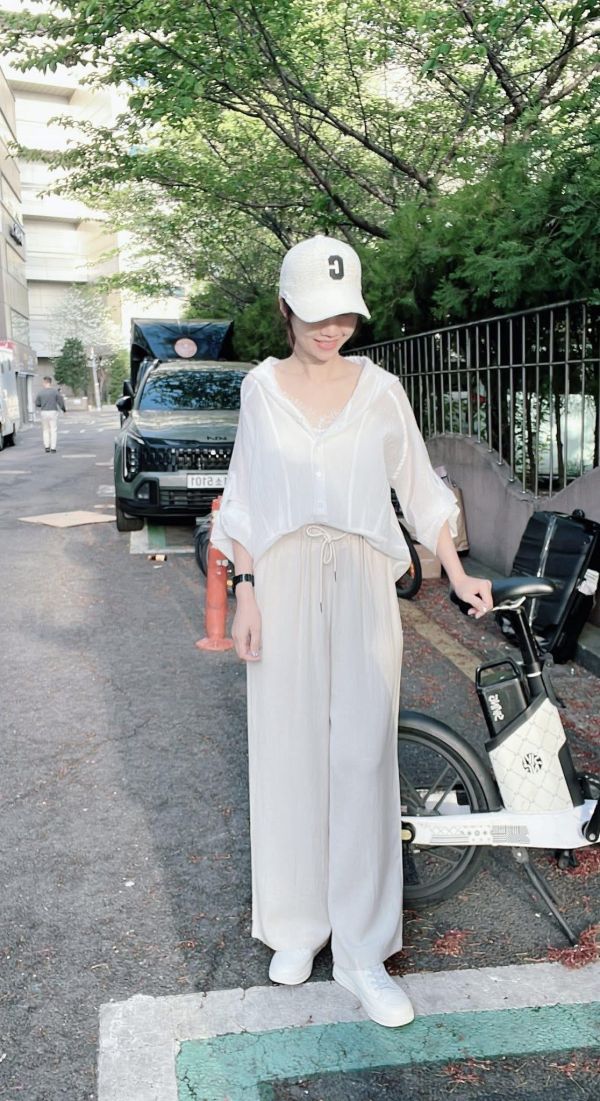 天絲棉麻連帽上衣 