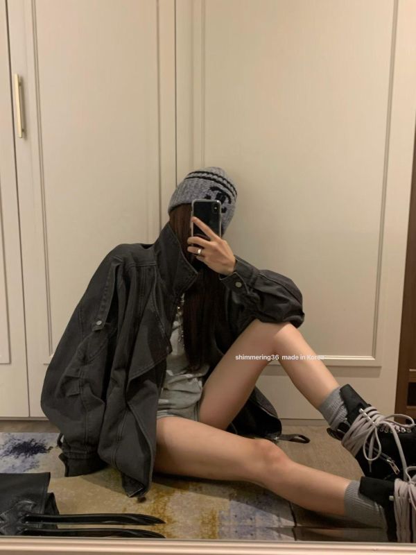 翻領工裝風外套 