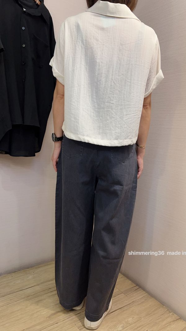 挺版直筒休閒褲 