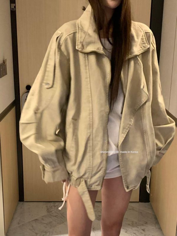 翻領工裝風外套 