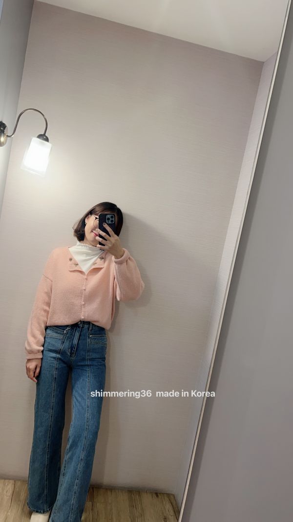 前車線顯瘦牛仔褲 