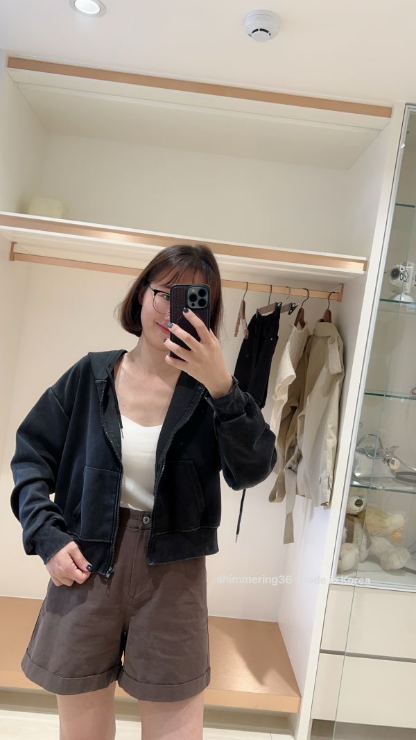 洗水休閒連帽外套 
