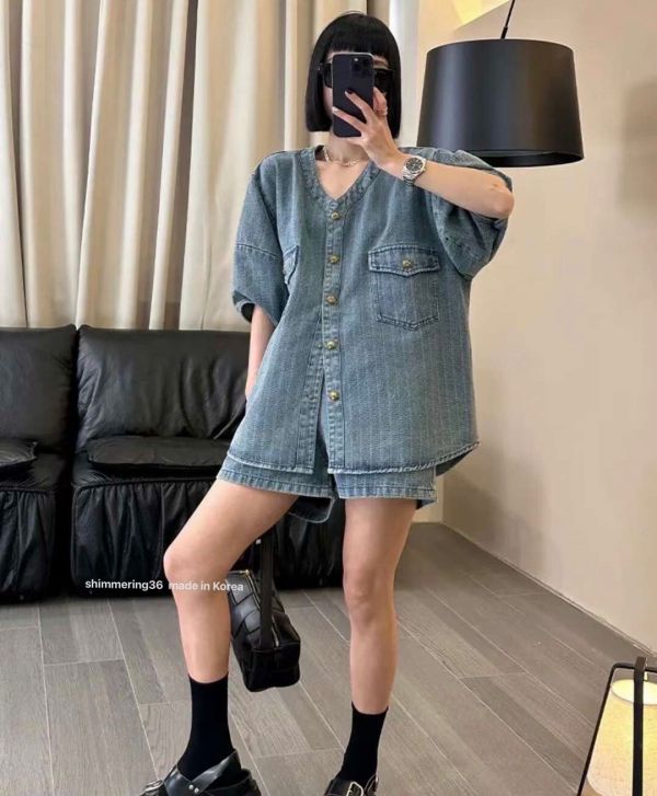 休閒牛仔套裝 