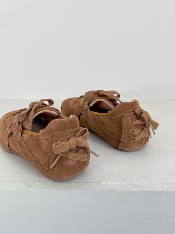 軟底真皮後綁蝴蝶結鞋 