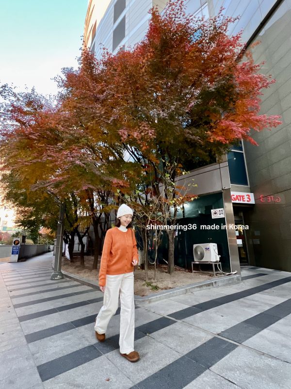 刷毛前釦直筒褲（熱賣） 