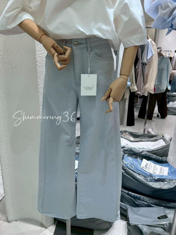 挺版顯瘦前車線直筒褲 