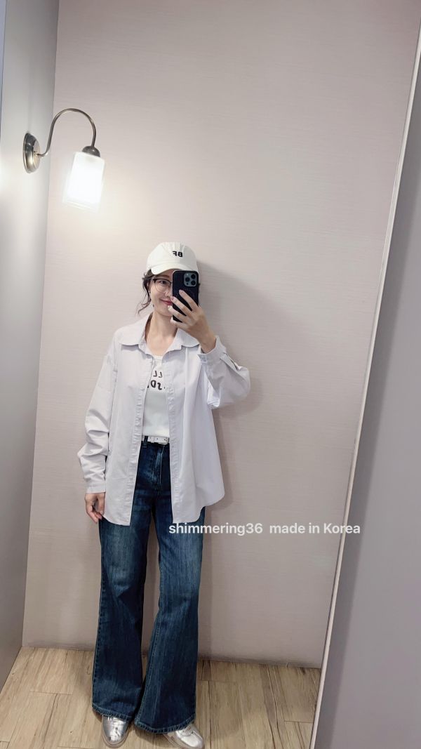 英字背心+襯衫套 