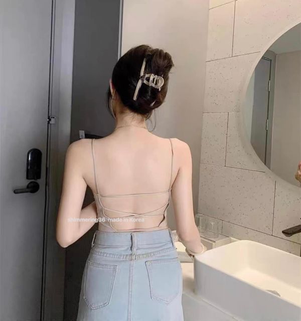 冰絲涼感罩杯美背小可愛 