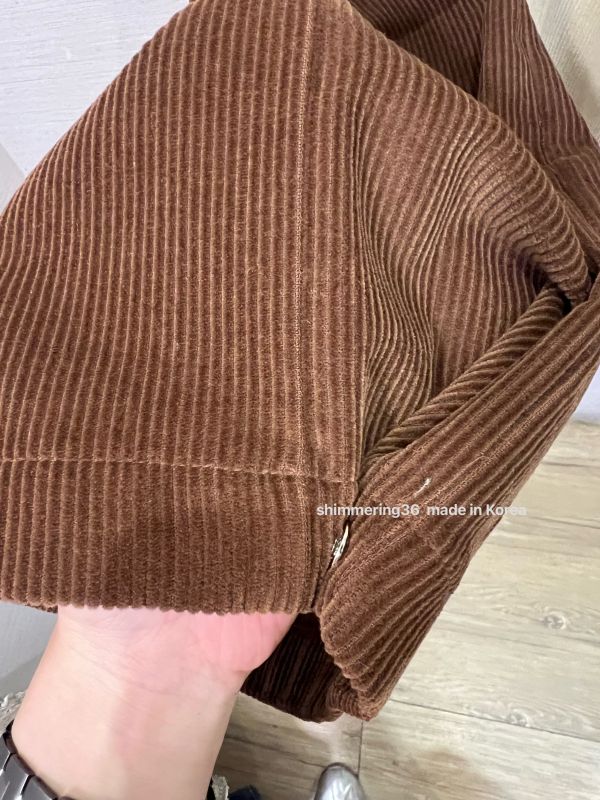 內刷毛燈芯絨褲 