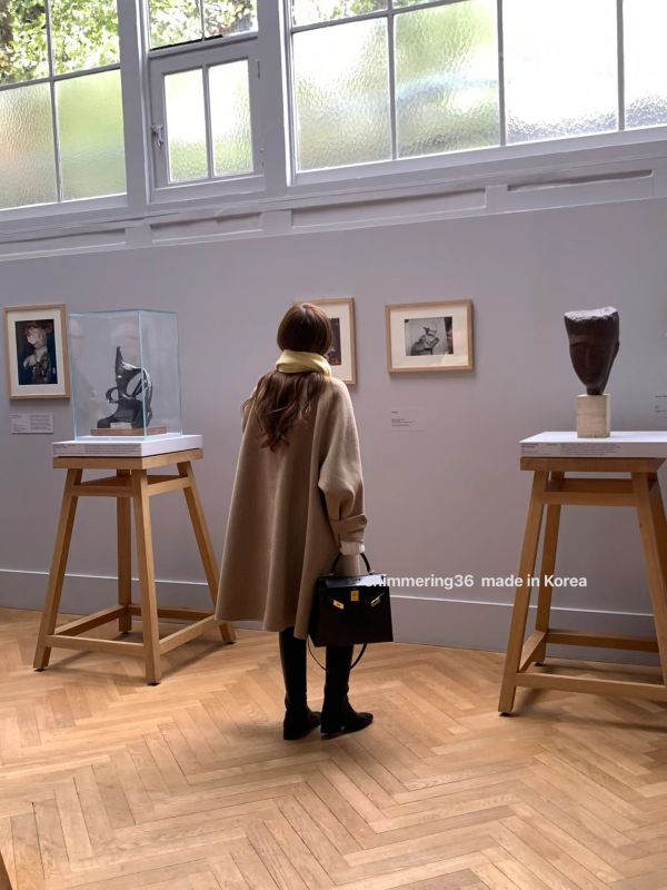 手工羊毛羊毛90%羊絨10%大衣 