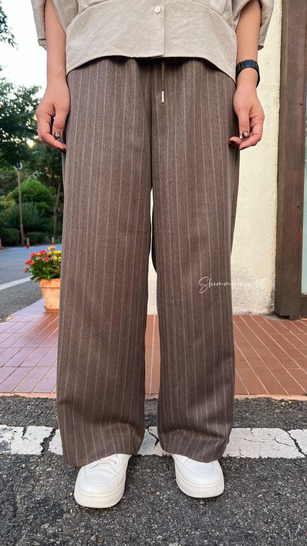 直紋褲 