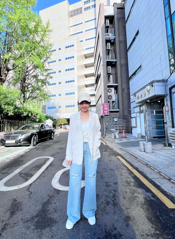 質感棉麻後叉西外 