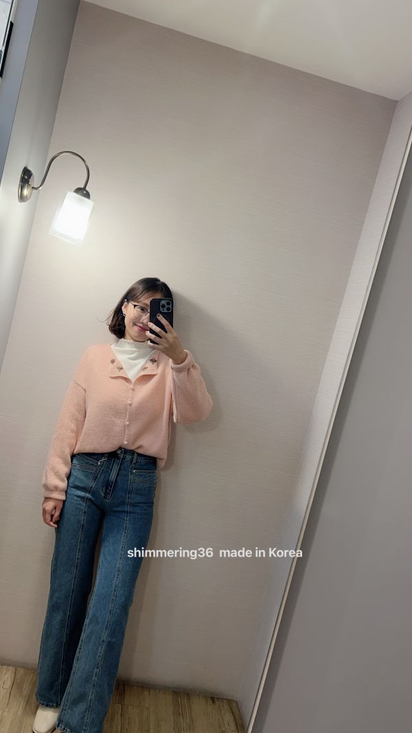 前車線顯瘦牛仔褲 