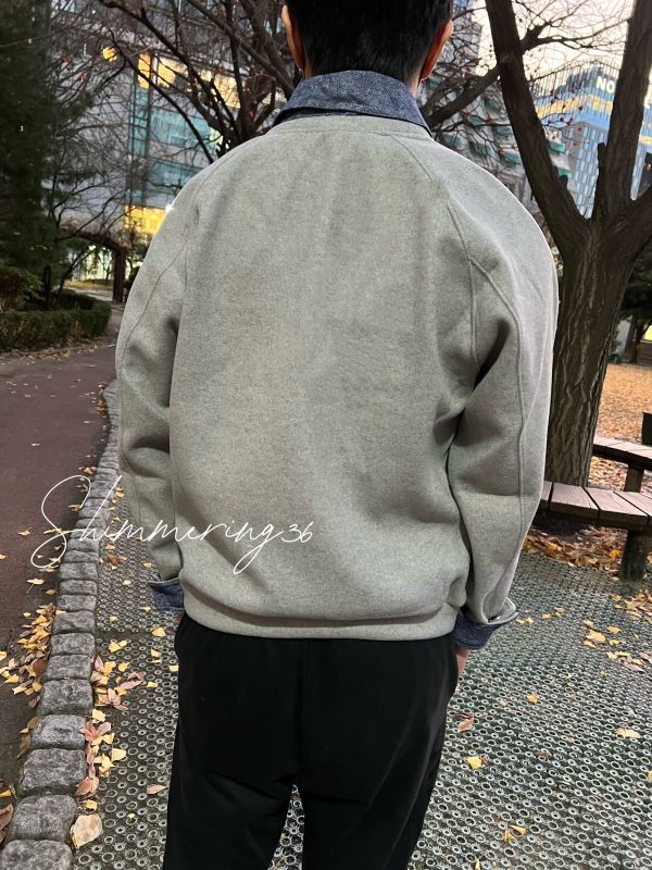 牛仔領刷毛上衣（男女皆可） 