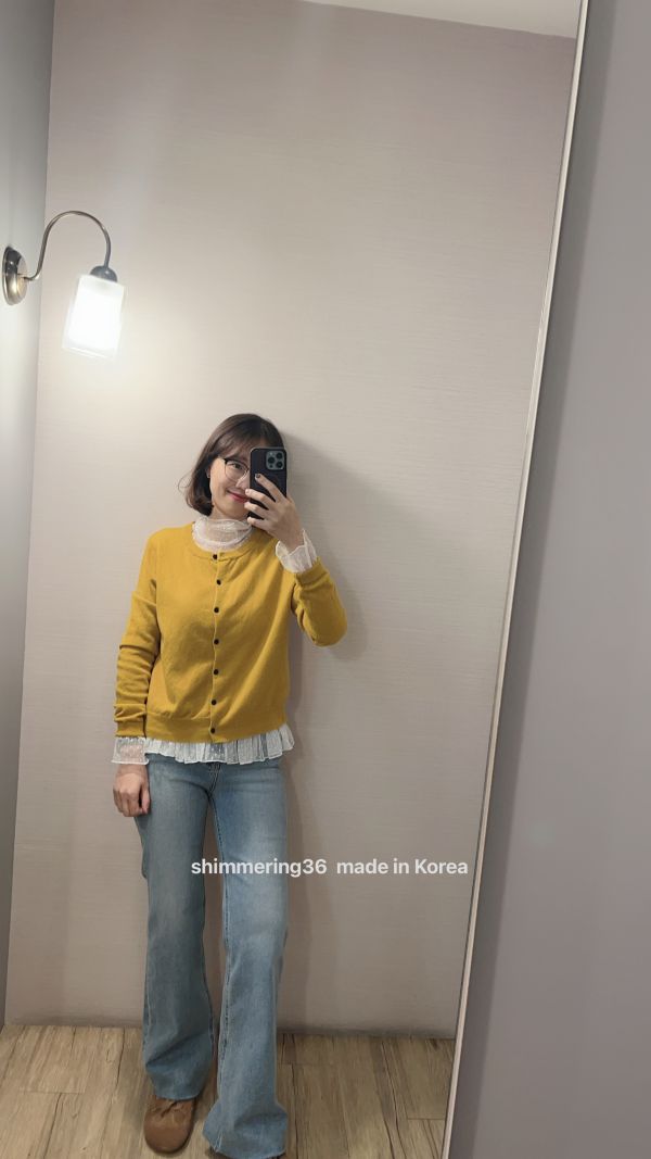 點點蕾絲內搭上衣 