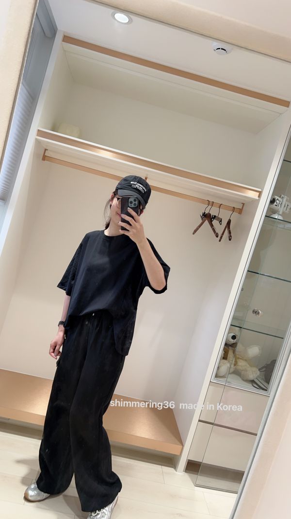 口袋涼感褲 