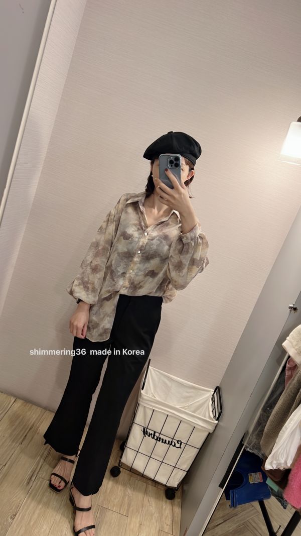 顯瘦缺角褲 
