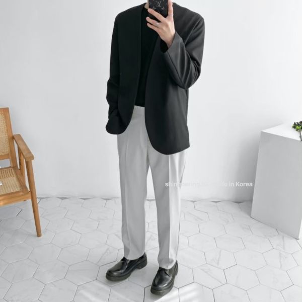 無領西裝外套（男女皆可） 