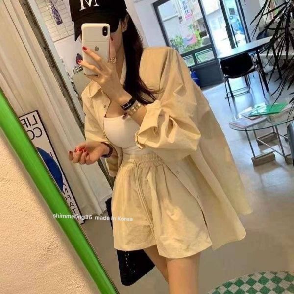 襯衫短褲套裝 